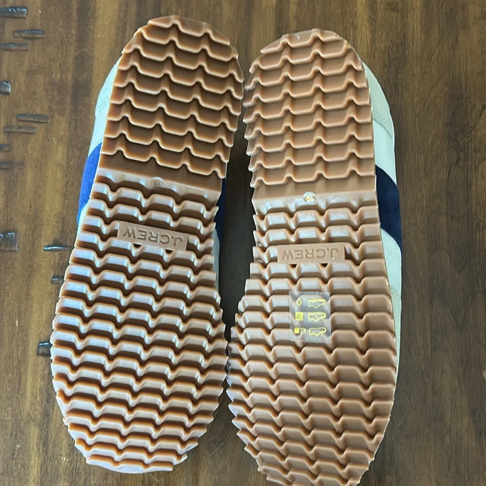 J. Crew trainers colorblock BA972 Mediterranean Navy Size 10 - Picture 8 of 8